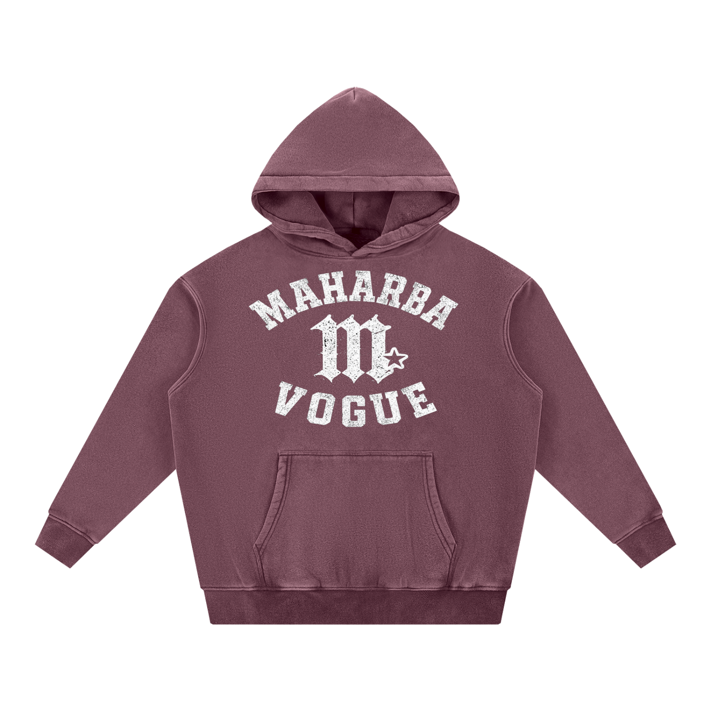 Snow Wash Fleece Oversize Hoodie