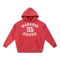 Snow Wash Fleece Oversize Hoodie